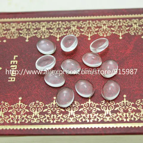 Sweet Bell 100pcs/lot Wholesale oval clear glass cabochons tray pendant cover 10*8mm Round Cabochons 9B1453
Sweet Bell 100pcs/lot Wholesale oval clear glass cabochons tray pendant cover 10*8mm Round Cabochons 9B1453