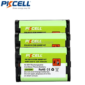 Cordless Cordless Phone Battery HHR-P107 HHRP107 for Panasonic KX-TG6071 KX-TG6074 KX-TGA351 KX-TGA600 HHR-P107A/1B 3 Packs
Cordless Cordless Phone Battery HHR-P107 HHRP107 for Panasonic KX-TG6071 KX-TG6074 KX-TGA351 KX-TGA600 HHR-P107A/1B 3 Packs