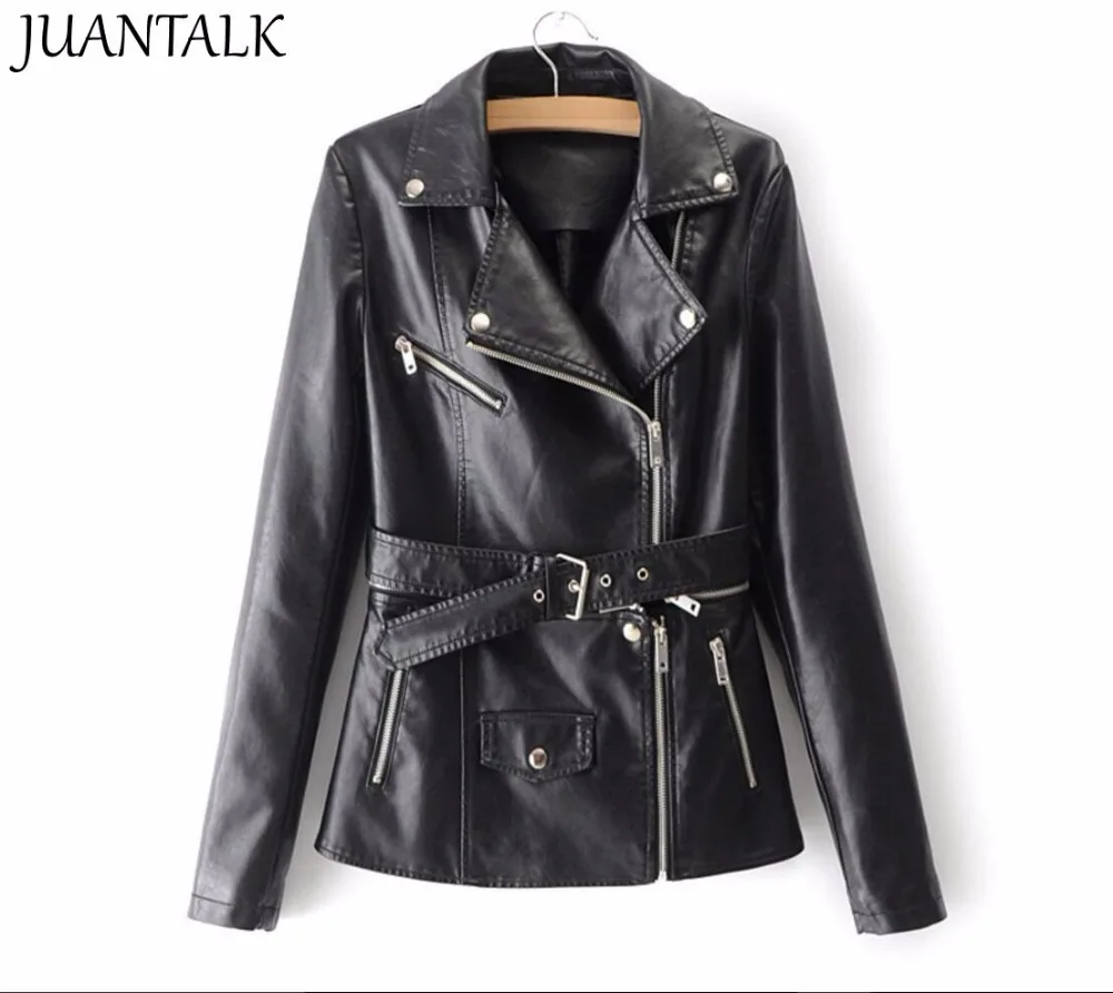 2018 Spring Women Fashion Style Slim Faux Leather Jacket Zipper Motorcycle PU jacket women Black Red Pink Coat
2018 Spring Women Fashion Style Slim Faux Leather Jacket Zipper Motorcycle PU jacket women Black Red Pink Coat