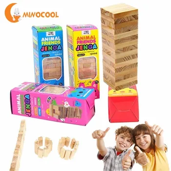 48PCS Wood Building Block Toys Classic Balance Board Wooden Tower Domino Stacker Extract Building Educational Interactive Toy
48PCS Wood Building Block Toys Classic Balance Board Wooden Tower Domino Stacker Extract Building Educational Interactive Toy