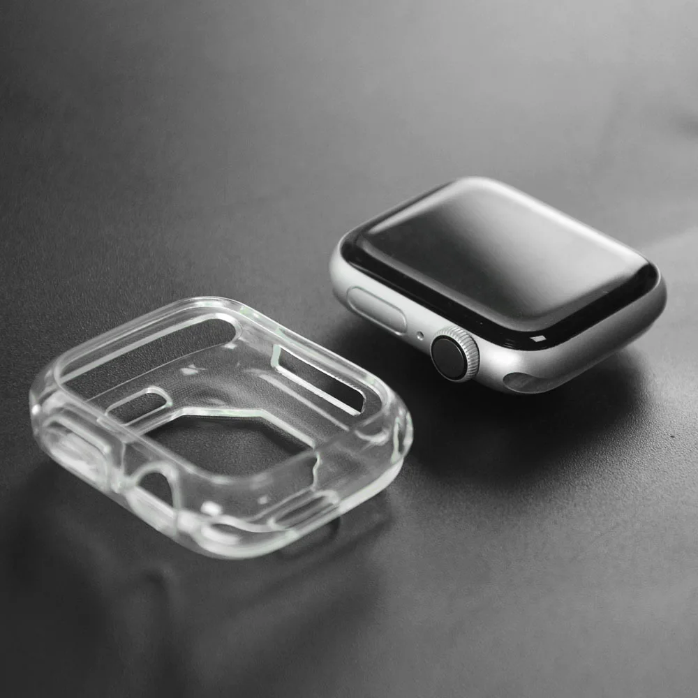 Soft Tpu Clear Case Bumper for Apple Watch Series 5 4 40mm 44mm Lightweight Shockproof Cover for iWatch Accessories Shell
Soft Tpu Clear Case Bumper for Apple Watch Series 5 4 40mm 44mm Lightweight Shockproof Cover for iWatch Accessories Shell