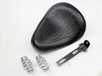 Black Leather Flame Pattern Solo Slim Seat w / 3" Mount For Harley Bobber Chopper Custom
Black Leather Flame Pattern Solo Slim Seat w / 3" Mount For Harley Bobber Chopper Custom