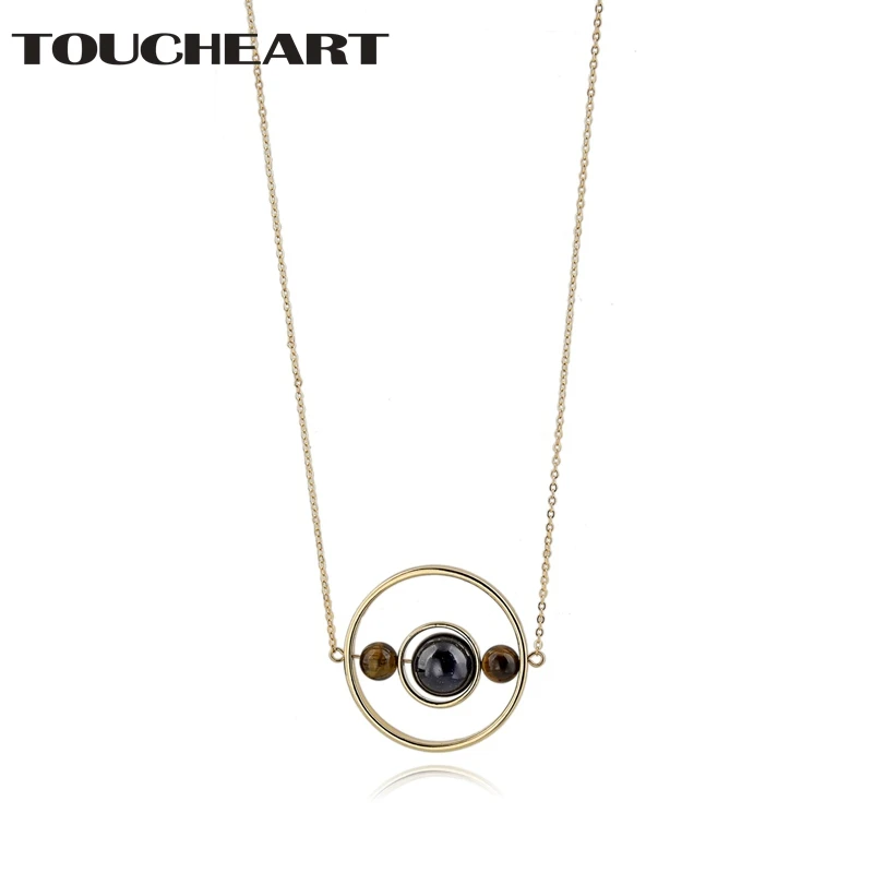 TOUCHEART Simple Gold Round Hollow Alloy Galaxy Map Pendant Display with Blue Gold stone Long Beads statement Necklace SNE170033
TOUCHEART Simple Gold Round Hollow Alloy Galaxy Map Pendant Display with Blue Gold stone Long Beads statement Necklace SNE170033