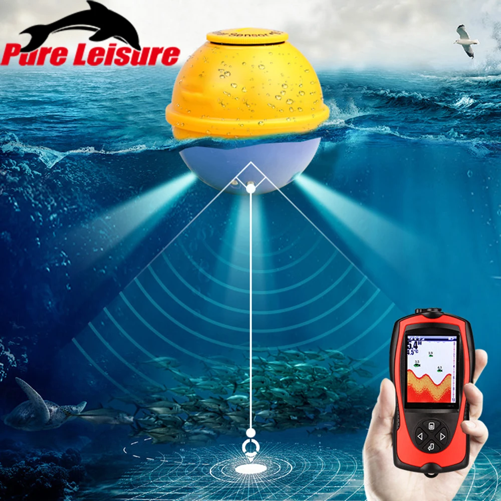 PureLeisure Fish Finder Wifi Waterproof Wireless Color Fishfinder 147ft/45m Water Depth Fishing Sonar Wireless FF05 Free Ship
PureLeisure Fish Finder Wifi Waterproof Wireless Color Fishfinder 147ft/45m Water Depth Fishing Sonar Wireless FF05 Free Ship