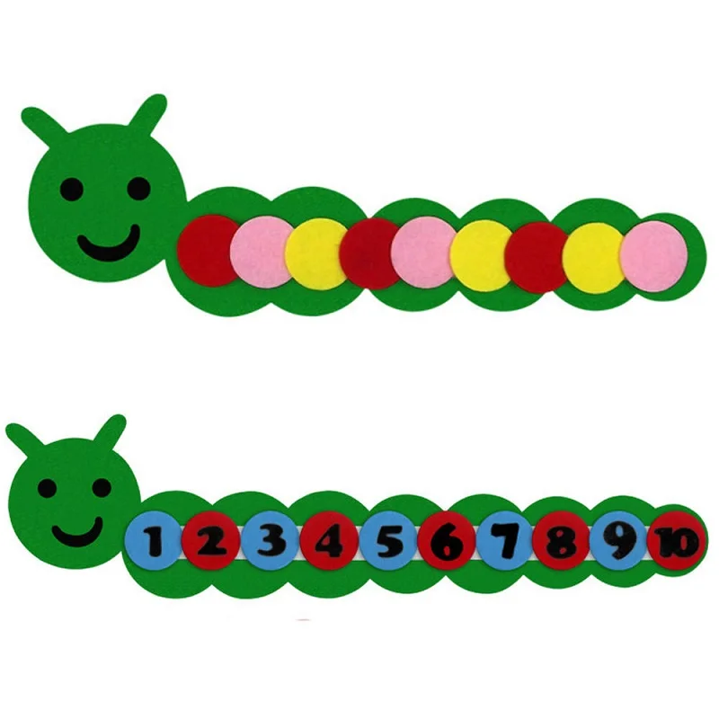 Caterpillar Math Toys Non Woven Cloth DIY Toy Kindergarten Teaching Manual Early Learning Education STEM Montessori Teaching Aid
Caterpillar Math Toys Non Woven Cloth DIY Toy Kindergarten Teaching Manual Early Learning Education STEM Montessori Teaching Aid