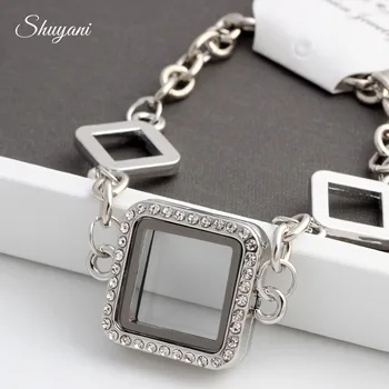 10pcs/lot Newest Rhinestone Floating Locket Bracelet for Charms Magnetic Glass Locket Bracelet for Women/Man
10pcs/lot Newest Rhinestone Floating Locket Bracelet for Charms Magnetic Glass Locket Bracelet for Women/Man