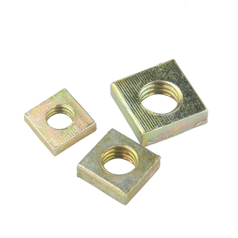 20/50Pcs DIN562 M3 M4 M5 M6 Color Zinc Plated Square Nuts Without Bevel Block Square Quadrangle Galvanized Pressed Nuts
20/50Pcs DIN562 M3 M4 M5 M6 Color Zinc Plated Square Nuts Without Bevel Block Square Quadrangle Galvanized Pressed Nuts