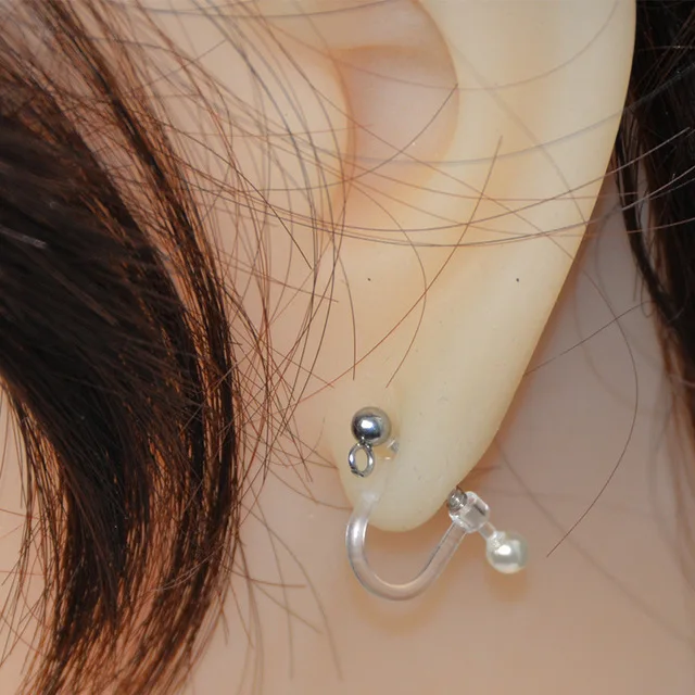 SEA MEW 25PCS Steel Transparent Spring Pearl Ear Clip For Jewelry Making Ear Plug Resin Earrings Base Setting For Jewelry Making
SEA MEW 25PCS Steel Transparent Spring Pearl Ear Clip For Jewelry Making Ear Plug Resin Earrings Base Setting For Jewelry Making
