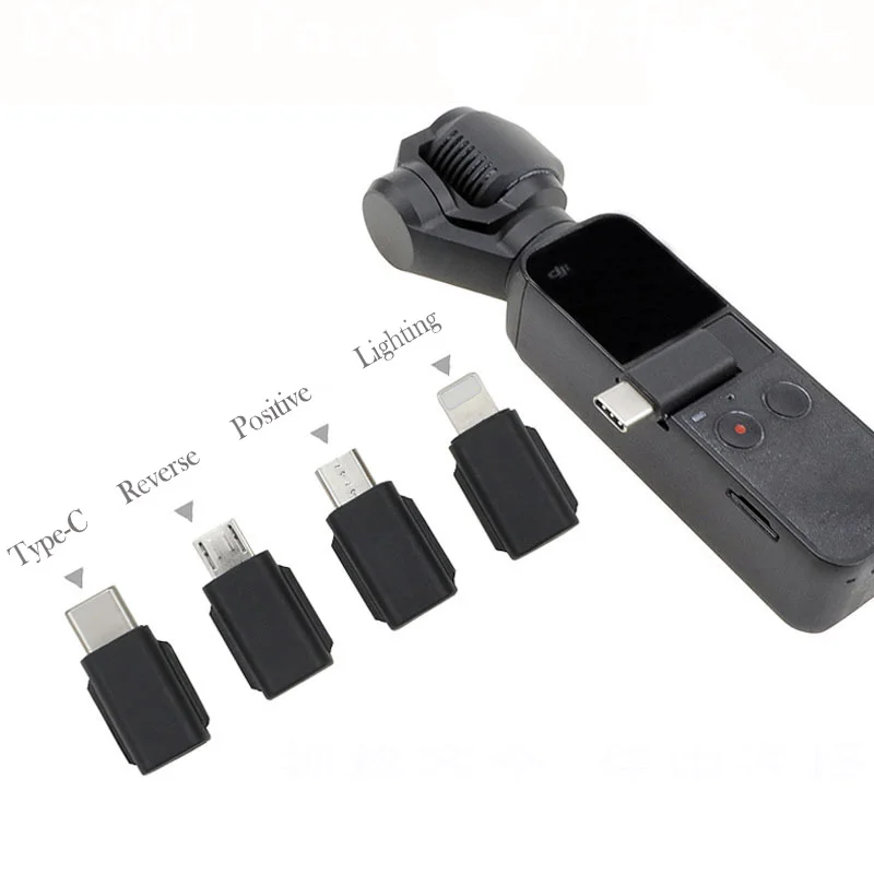 Smartphone Adapter Connector Micro USB TYPE-C Android Lighting Connector Phone for DJI OSMO Pocket Handheld Gimbal Accessiories
Smartphone Adapter Connector Micro USB TYPE-C Android Lighting Connector Phone for DJI OSMO Pocket Handheld Gimbal Accessiories