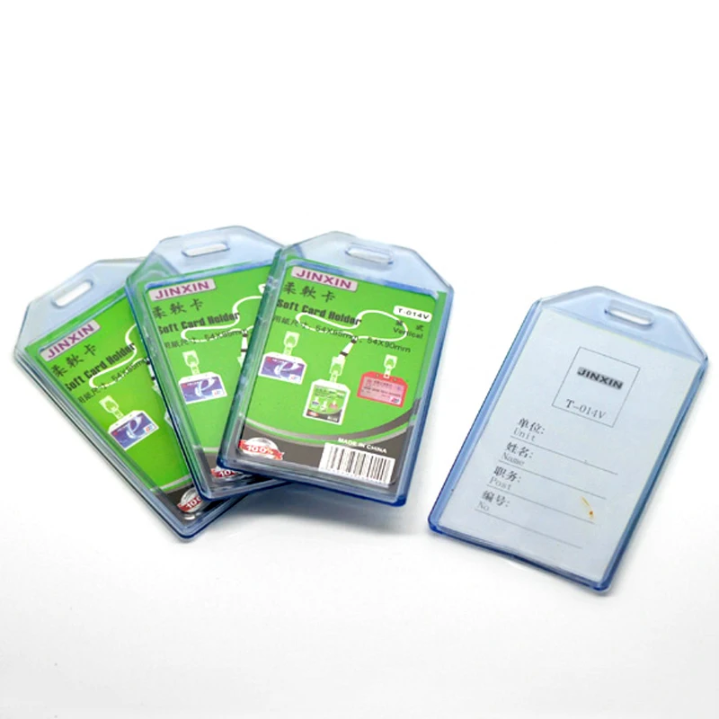 5 pcs/lot 2019 New Blue Vertical Plastic ID Card Badge Holder 10.5x6cm Clear Exhibition ID Name Card Holders Office Supplies
5 pcs/lot 2019 New Blue Vertical Plastic ID Card Badge Holder 10.5x6cm Clear Exhibition ID Name Card Holders Office Supplies