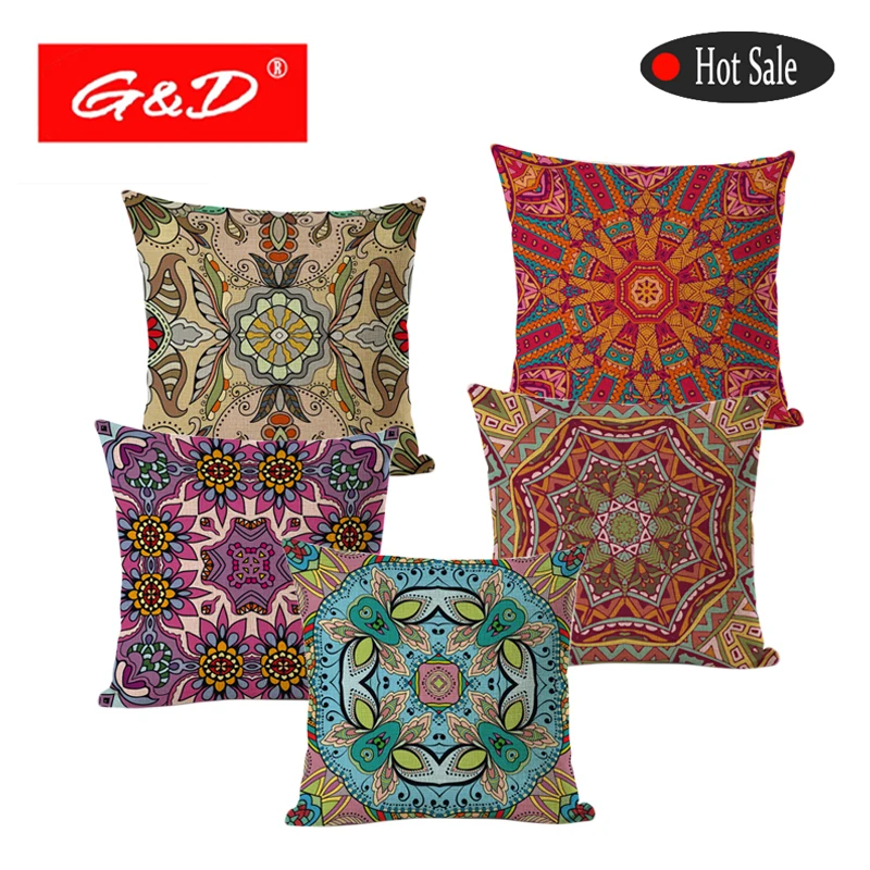 Bohemian Style Cushion Covers Paisley Oriental Floral Geometric Fantasy Petal Flowers Home Decor Pillow Case Square
Bohemian Style Cushion Covers Paisley Oriental Floral Geometric Fantasy Petal Flowers Home Decor Pillow Case Square