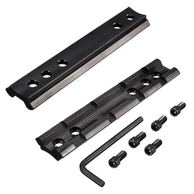 Promotions Picatinny Dovetail to Weaver Rail Mount Base Adapter 100mm Scope Mount Converter For Rifle Flashlight Laser Sight
Promotions Picatinny Dovetail to Weaver Rail Mount Base Adapter 100mm Scope Mount Converter For Rifle Flashlight Laser Sight