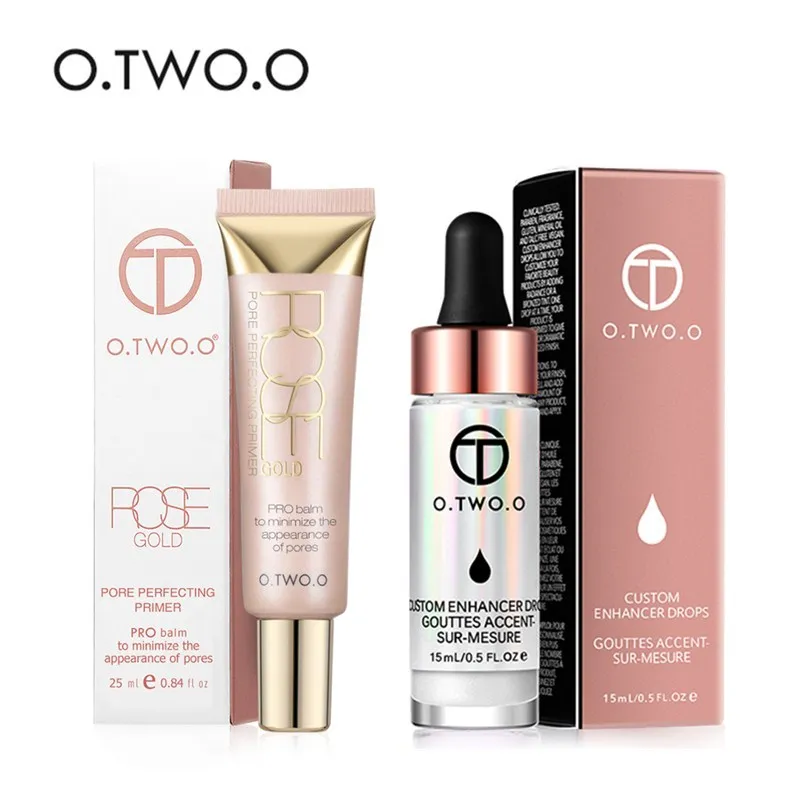 O.TWO.O Makeup Primer and Liquid Highlighter Moisturizing Oil Control Face Primer 3d Shimmer Face Glow Make Up Highlighter Cream
O.TWO.O Makeup Primer and Liquid Highlighter Moisturizing Oil Control Face Primer 3d Shimmer Face Glow Make Up Highlighter Cream