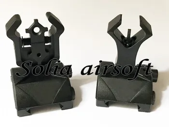 Shape Flip-Up Rear Front Sight Folding Iron Sights for Drop-In Free-Floating Handguards 20mm Picatinny Rail
Shape Flip-Up Rear Front Sight Folding Iron Sights for Drop-In Free-Floating Handguards 20mm Picatinny Rail