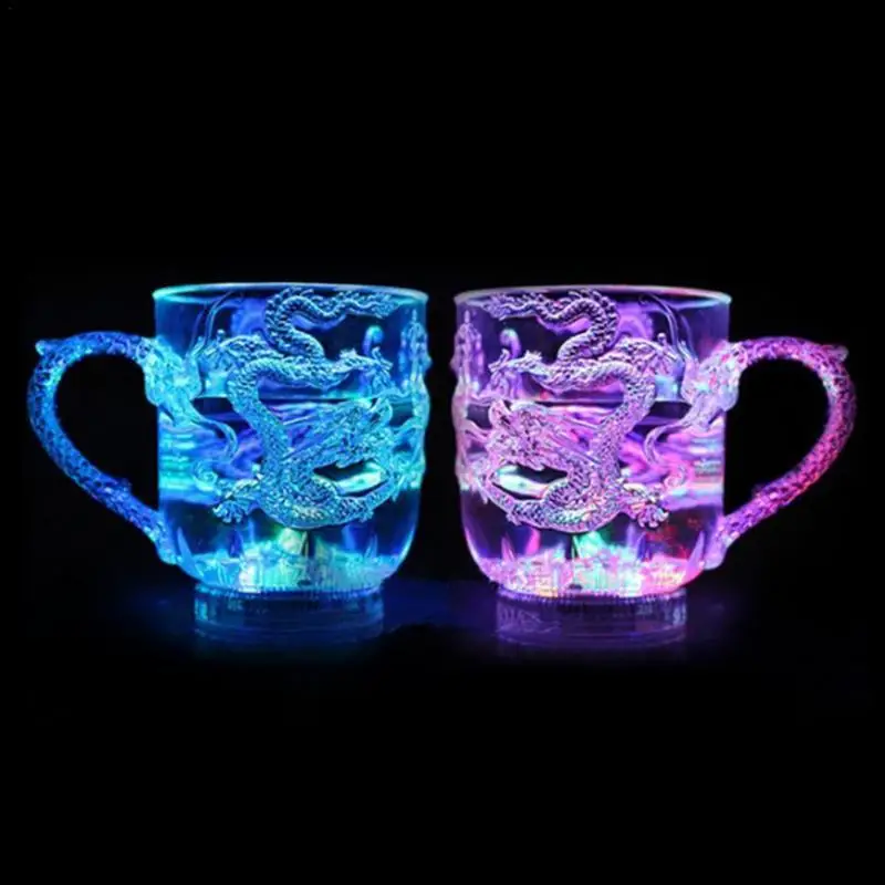 2018 New Light when Pouring Water the New Dragon Cup Colorful Luminous Cup Beer Mug Induction cup Light Water Cup
2018 New Light when Pouring Water the New Dragon Cup Colorful Luminous Cup Beer Mug Induction cup Light Water Cup