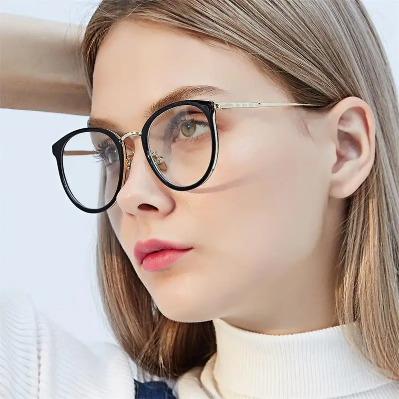 Round Spectacles women's Vintage Clear Lens Glasses Optical Black Frame Fashion Brand Myopia Glasses Transparent Female eyewear
Round Spectacles women's Vintage Clear Lens Glasses Optical Black Frame Fashion Brand Myopia Glasses Transparent Female eyewear