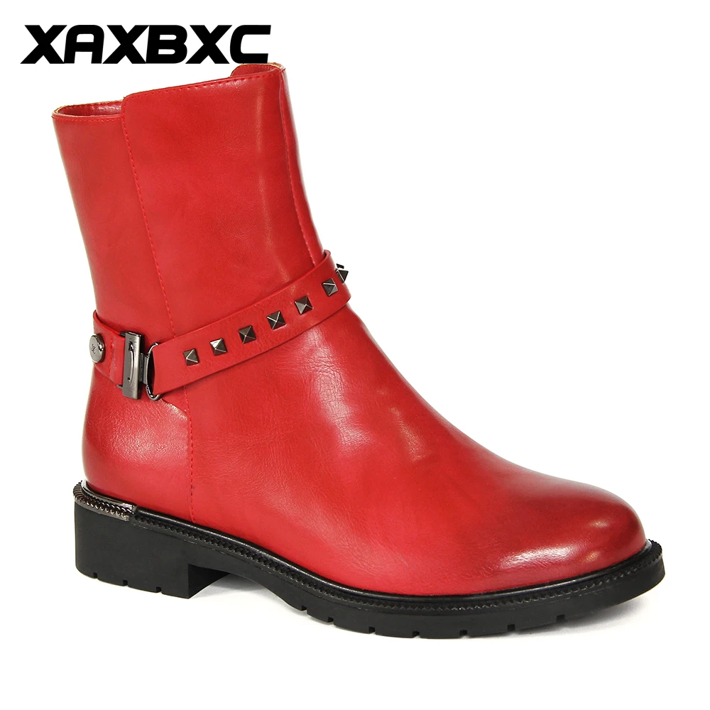 2019 New Winter Spring Autumn Leather Rivets Short Ankle Boots Warm Women Low Heels Short Fur Boots Casual Ladies Mujer Shoes
2019 New Winter Spring Autumn Leather Rivets Short Ankle Boots Warm Women Low Heels Short Fur Boots Casual Ladies Mujer Shoes