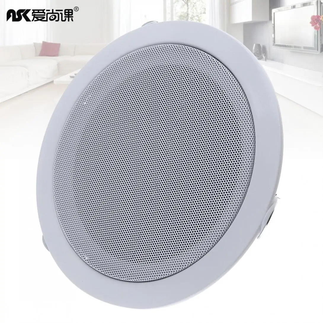 6 Inch 15W Metal Microphone Input USB MP3 Player Ceiling Speaker Public Broadcast Background Music Speaker for Home Supermarket
6 Inch 15W Metal Microphone Input USB MP3 Player Ceiling Speaker Public Broadcast Background Music Speaker for Home Supermarket