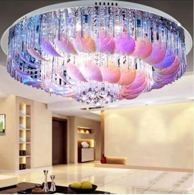 Modern ceiling lamps led round crystal lamp warm romantic bedroom lights simple atmospheric living room lamp restaurant lights
Modern ceiling lamps led round crystal lamp warm romantic bedroom lights simple atmospheric living room lamp restaurant lights