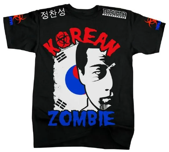 L XL man short sleeve t-shirt Korean Zombie fight tops black 088 Trainning & Exercise T-shirts
L XL man short sleeve t-shirt Korean Zombie fight tops black 088 Trainning & Exercise T-shirts