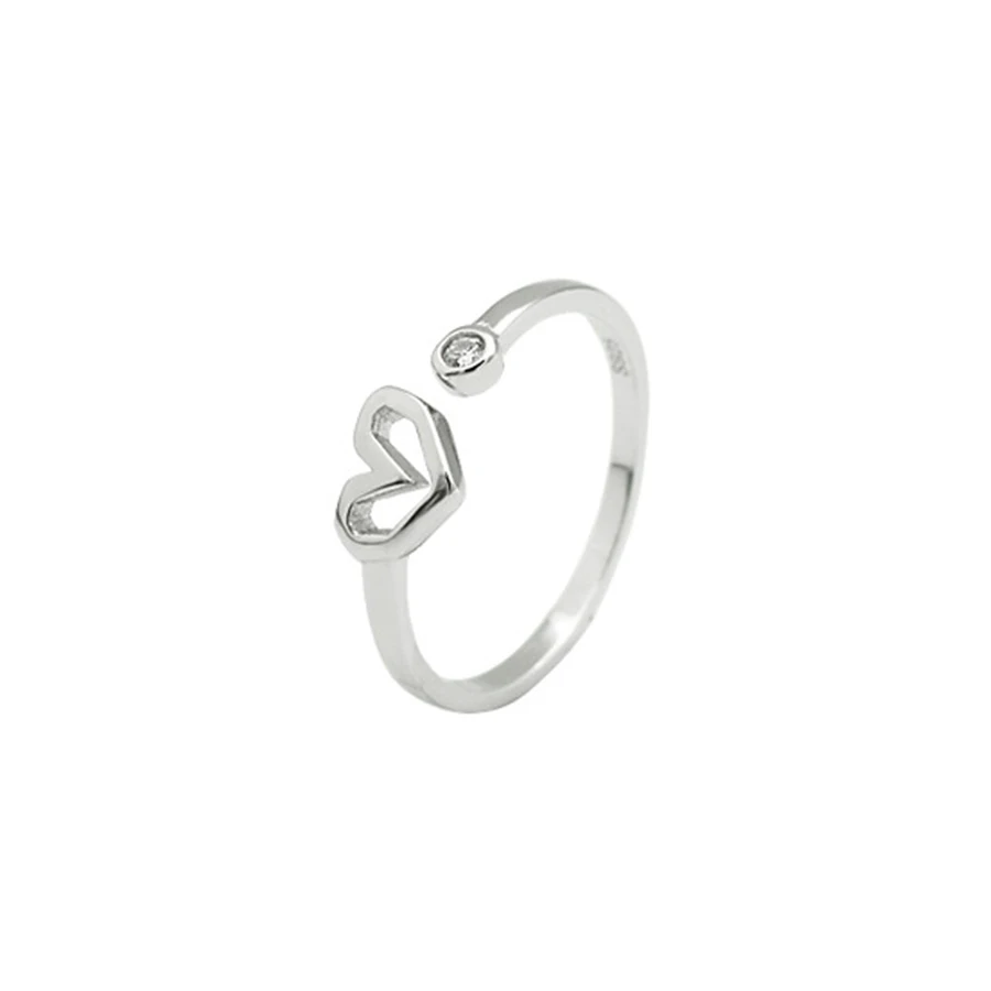 OneQuarter S925 Sterling Silver Love Ring Personality Women Heart Ring Simple Knuckle Ring for Wedding Party Fashion Jewelry Hot
OneQuarter S925 Sterling Silver Love Ring Personality Women Heart Ring Simple Knuckle Ring for Wedding Party Fashion Jewelry Hot