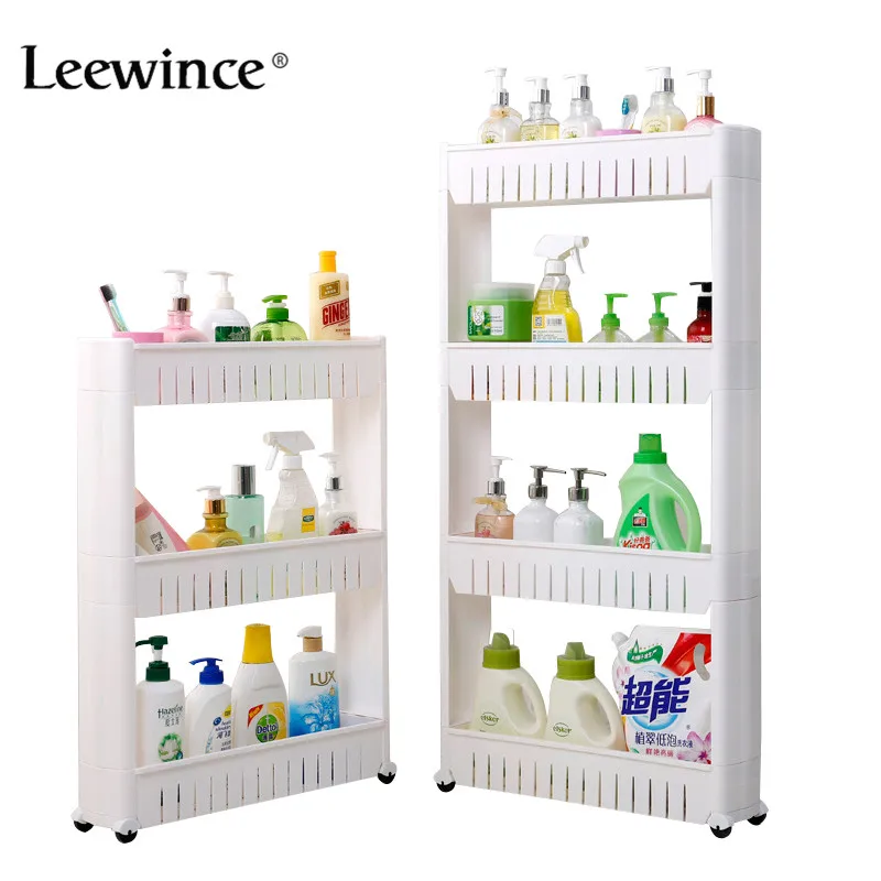 Leewince Multipurpose Bathroom Storage Storage Rack Shelf Multi-layer Refrigerator Side Shelf Shelf with Removable Wheels Crack
Leewince Multipurpose Bathroom Storage Storage Rack Shelf Multi-layer Refrigerator Side Shelf Shelf with Removable Wheels Crack