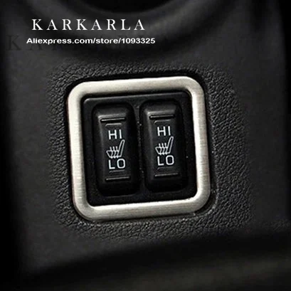 Hot stainless steel trim interior seat heating button decorative frame modification For Mitsubishi Outlander 2013-2016
Hot stainless steel trim interior seat heating button decorative frame modification For Mitsubishi Outlander 2013-2016