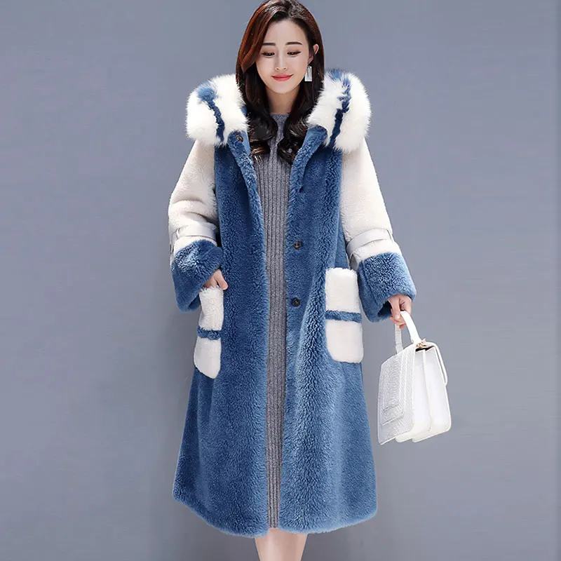 Faux Rabbit Fur Coat 2019 Long Fur Collar Winter Coats Women Loose Overcoat Luxury Thick Warm Oversize Female Plush Jacket 3XL
Faux Rabbit Fur Coat 2019 Long Fur Collar Winter Coats Women Loose Overcoat Luxury Thick Warm Oversize Female Plush Jacket 3XL