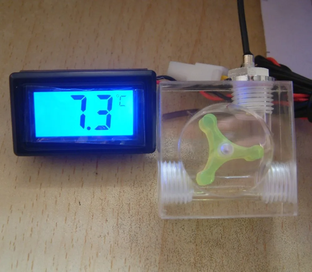 Digital Thermometer Temperature Meter with G1/4'' thread T connector use for water cooling, P/N: WC-THERMTMP-GTC1
Digital Thermometer Temperature Meter with G1/4'' thread T connector use for water cooling, P/N: WC-THERMTMP-GTC1