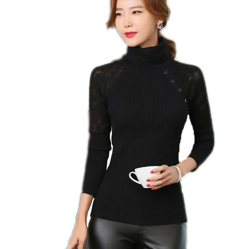 Winter women sweaters 2018 fashion new Large size Turtleneck loose Lace Pullovers long sleeve knitting female sweaters ll752
Winter women sweaters 2018 fashion new Large size Turtleneck loose Lace Pullovers long sleeve knitting female sweaters ll752