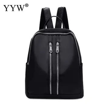 Casual Backpack Women Black Two Zipper Bagpack Female School Bag For Teenage Girl Soft Day Backpacks Women'S Shoulder Bags 2019
Casual Backpack Women Black Two Zipper Bagpack Female School Bag For Teenage Girl Soft Day Backpacks Women'S Shoulder Bags 2019