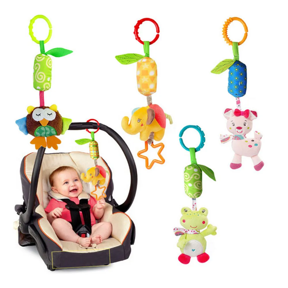 Infant Rattle Animal Stroller Wind Chimes Pendant With Teether Tinkle Hand Bell Campanula Pendant Plush Baby Toy
Infant Rattle Animal Stroller Wind Chimes Pendant With Teether Tinkle Hand Bell Campanula Pendant Plush Baby Toy