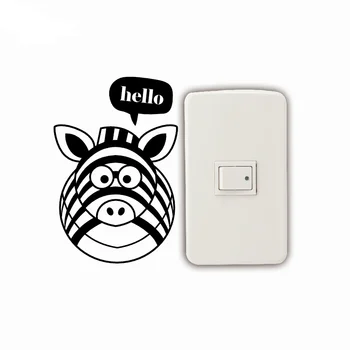 MA-45 Cute Hello Zebra Light Switch Sticker Creative Cartoon Animal Vinyl Wall Sticker Home Wallpaper
MA-45 Cute Hello Zebra Light Switch Sticker Creative Cartoon Animal Vinyl Wall Sticker Home Wallpaper