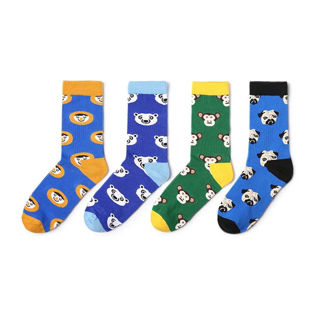 Unisex Funny British Style Casual Cartoon Animals Monkey Bear Dog Printed Cotton Socks Crew Creative Lovely Mid Tube Sock Autumn
Unisex Funny British Style Casual Cartoon Animals Monkey Bear Dog Printed Cotton Socks Crew Creative Lovely Mid Tube Sock Autumn