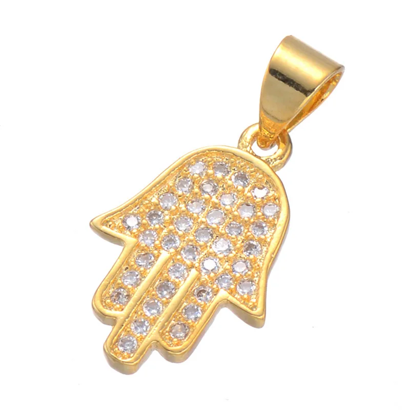Hot Trendy Jewelry Vintage Zircon Hamsa Charms For Necklace Jewelry Making Wholesale Copper Micro Pave Floating Charms Diy Gifts
Hot Trendy Jewelry Vintage Zircon Hamsa Charms For Necklace Jewelry Making Wholesale Copper Micro Pave Floating Charms Diy Gifts