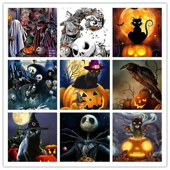 New style 5D diy diamond painting cross needlework round full of the picture diamond cross stitch Happy Halloween KBL
New style 5D diy diamond painting cross needlework round full of the picture diamond cross stitch Happy Halloween KBL