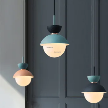 Nordic LED Lighting Pendant Lights Bedroom Bedside Macaron Creative Decoration Hanging Lamp Loft Pendant Lamp Kitchen Fixtures
Nordic LED Lighting Pendant Lights Bedroom Bedside Macaron Creative Decoration Hanging Lamp Loft Pendant Lamp Kitchen Fixtures