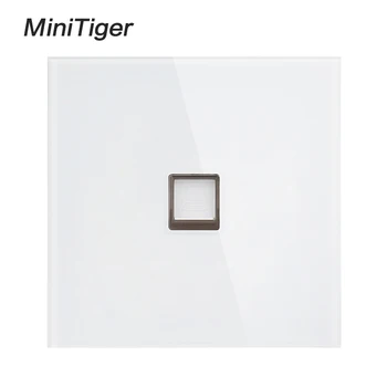 Minitiger White Luxury Crystal Tempered Glass Panel RJ45 Internet Jack Wall Data Socket Computer Outlet
Minitiger White Luxury Crystal Tempered Glass Panel RJ45 Internet Jack Wall Data Socket Computer Outlet