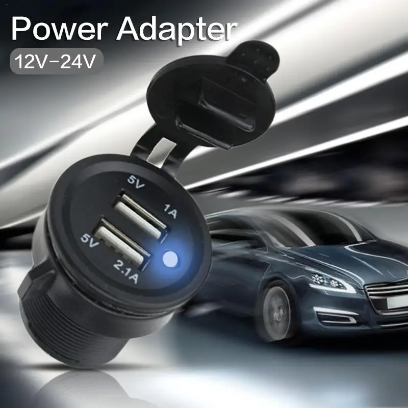 Motorbike Scooter Car Modified Accessories Power Adapter Taking Double USB Ports Modification Car Charger With Cable
Motorbike Scooter Car Modified Accessories Power Adapter Taking Double USB Ports Modification Car Charger With Cable
