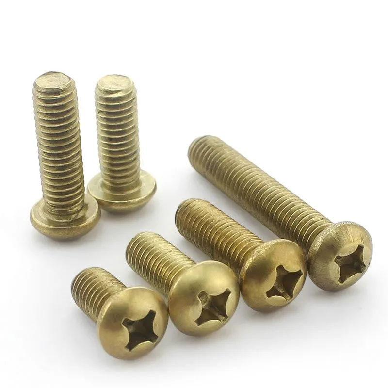 50Pcs ISO7045 DIN7985 GB818 M2 M2.5 M3 Copper Machine Screws Phillips Machine Pan Head Brass Screws
50Pcs ISO7045 DIN7985 GB818 M2 M2.5 M3 Copper Machine Screws Phillips Machine Pan Head Brass Screws