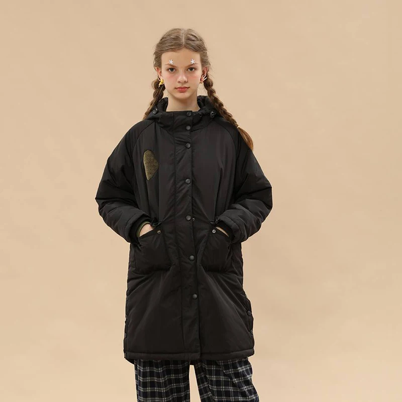 Casual Winter Parkas Coat Long Hooded Black Warm Cotton Padd Jacket Thick Coats Female Outwear Ladies Overcoat
Casual Winter Parkas Coat Long Hooded Black Warm Cotton Padd Jacket Thick Coats Female Outwear Ladies Overcoat
