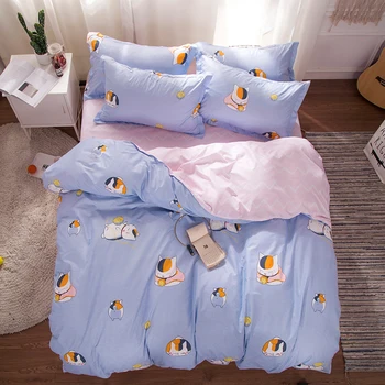 Nyanko-sensei Home Textile Stripe And Lattic Bedding Set Bed Cover Bed Sheet Duvet Cover Pillowcase Bed Linen Bedclothes Queen
Nyanko-sensei Home Textile Stripe And Lattic Bedding Set Bed Cover Bed Sheet Duvet Cover Pillowcase Bed Linen Bedclothes Queen