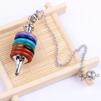 yaye Natural Chakra Crystal Dowsing Pendulum Pendant Reiki Charged Energy Healing Divination Tool 1pc
yaye Natural Chakra Crystal Dowsing Pendulum Pendant Reiki Charged Energy Healing Divination Tool 1pc