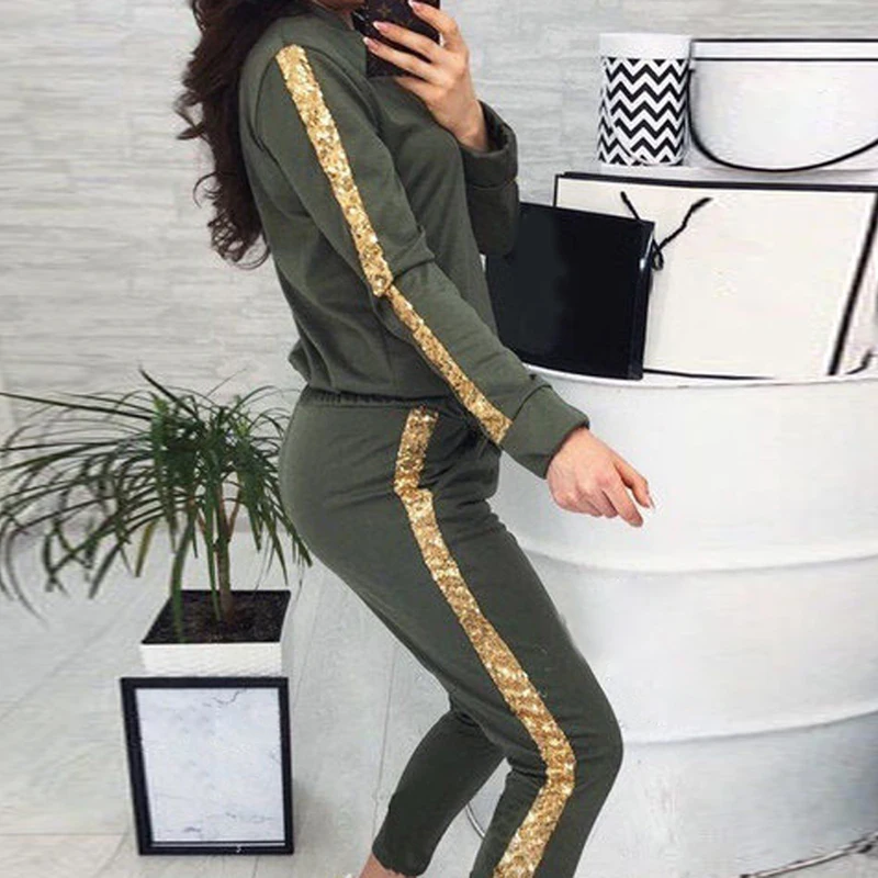 Loozykit Womens Glitter Sequin Pullover 2 Piece Outftis Long Sleeve Zipper Sweatshirt Hoodie Bodycon Pants Set SportsTracksuit
Loozykit Womens Glitter Sequin Pullover 2 Piece Outftis Long Sleeve Zipper Sweatshirt Hoodie Bodycon Pants Set SportsTracksuit