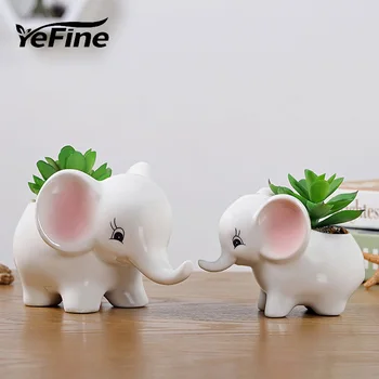 YeFine Creative Cartoon Ceramic Flower Pot Simple Succulent Plant Container Green Planters Small Bonsai Pots Home Decoration
YeFine Creative Cartoon Ceramic Flower Pot Simple Succulent Plant Container Green Planters Small Bonsai Pots Home Decoration