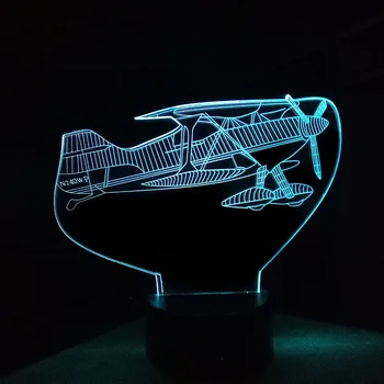 7 Color Changing Aircraft 3D Night Light LED Air Plane Touch Switch Table Lamp USB Baby Sleep Lighting Home Decor Kids Xmas Gift
7 Color Changing Aircraft 3D Night Light LED Air Plane Touch Switch Table Lamp USB Baby Sleep Lighting Home Decor Kids Xmas Gift