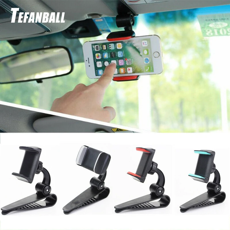 Universal Car Sun Visor Phone Holder 360 Degree Rotation Automobiles Navigation Mount Stand Clip Mobile Phone Bracket Accessory
Universal Car Sun Visor Phone Holder 360 Degree Rotation Automobiles Navigation Mount Stand Clip Mobile Phone Bracket Accessory