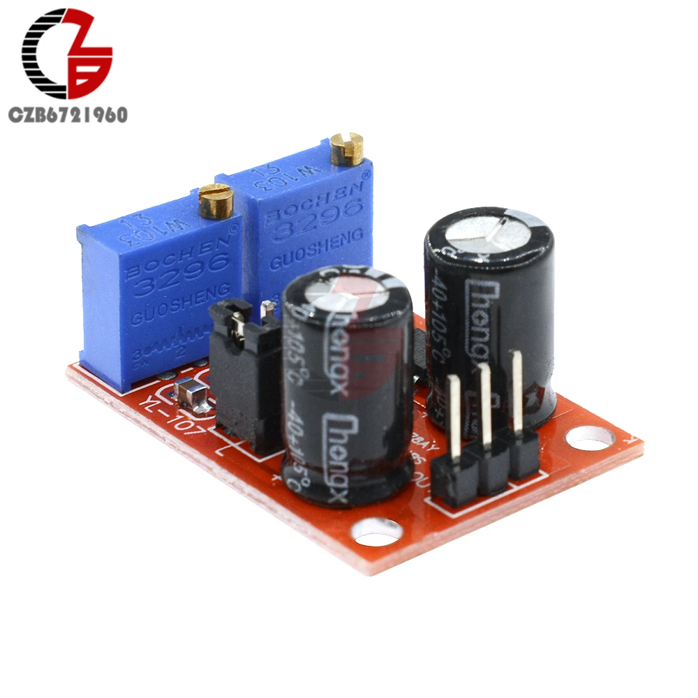 NE555 Pulse Frequency Duty Cycle Adjustable Module Square Wave Signal Generator
NE555 Pulse Frequency Duty Cycle Adjustable Module Square Wave Signal Generator