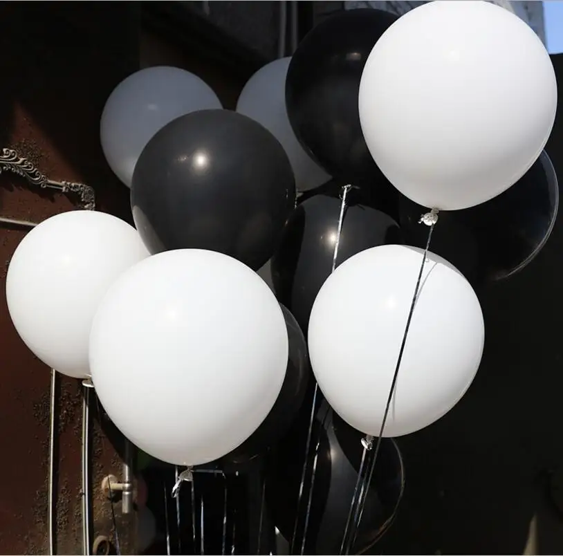 12" 2.2g Black Shiny Latex white Balloons 50pcs/pack kids birthday party halloween Wedding Decorations Pearl Latex decorations
12" 2.2g Black Shiny Latex white Balloons 50pcs/pack kids birthday party halloween Wedding Decorations Pearl Latex decorations