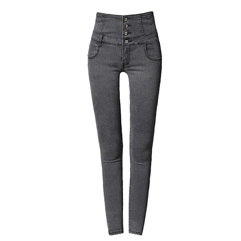 4 Color Women's High Waist Large Size Jeans 2019 Spring Self-Cultivation Stretch Feet Pencil Pants Women's Denim Trousers Q25
4 Color Women's High Waist Large Size Jeans 2019 Spring Self-Cultivation Stretch Feet Pencil Pants Women's Denim Trousers Q25